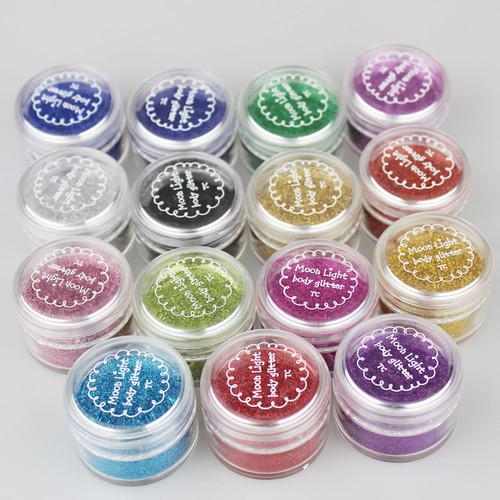 15 pcs/lot 15 colors Body Painting Art Tattoo Glitter Diamond Santorum For Body Art Tattoo