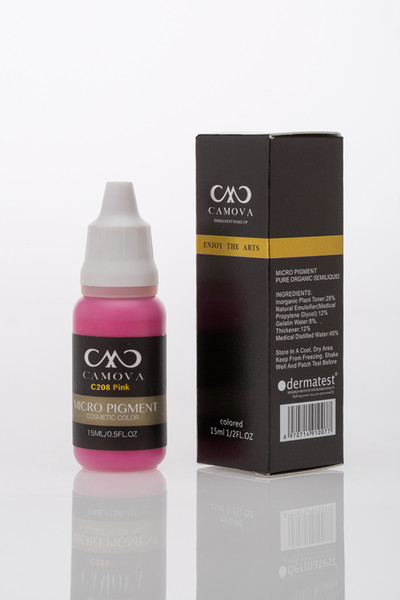 Camova Permanent Makeup Ink & Bio-Touch Micro Pigment Cosmetic 15ml/Bottle for Tattoo Kits Supply Ink OEM/ODM