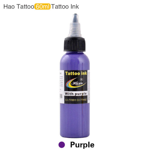 2 pcs/lot ink New TOP High Quality HAO Tattoo Ink Pigment 60ML 2OZ for Permanent Body Makeup Tattoo ink