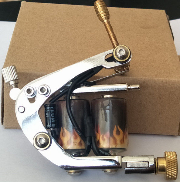 M029 New Tattoo Gun for Tattoo Power Supply Kits Tool Handmade Wrap Coil Iron Tattoo Machine Gun