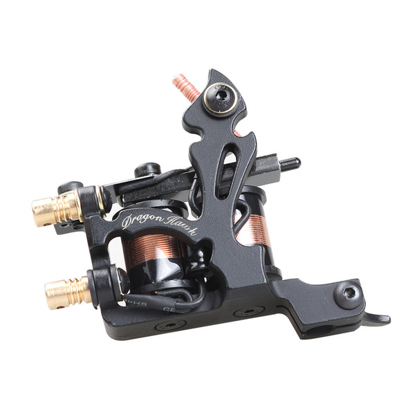 New Tattoo Machine Professional Tattoo Gun Liner Machine 10 wraps Coils Alloy Frame Bold Lining Gun WQ4661