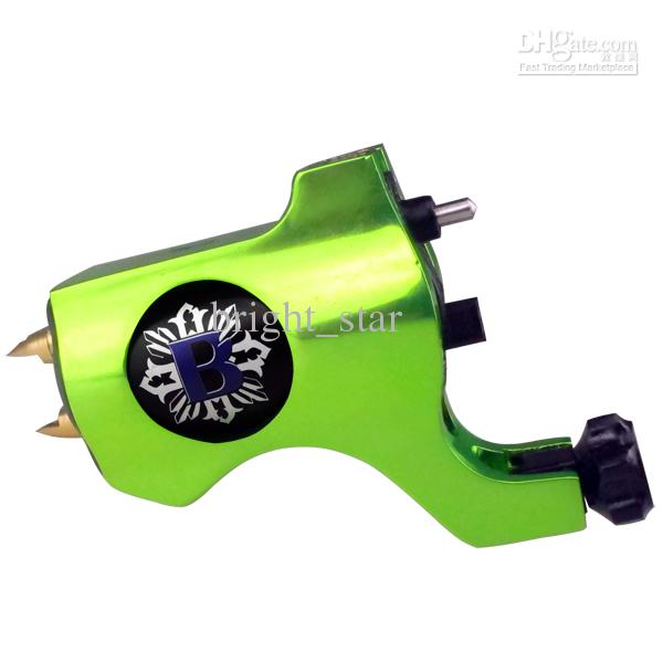 8 Colors Bishop Style Rotary Tattoo Machine Gun For Tattoo Needle Ink Cups Tips Grips Kits