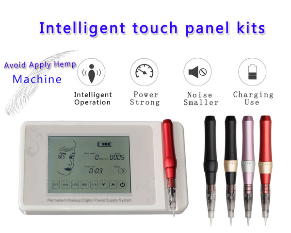 Digital Smart Touch Permanent Makeup Box Mahine Panel Control Rotating Tattoo Gun Kit for tools such as body and eyebrows