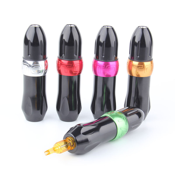 CNC Professional Tattoo Pen Alloy Tattoo Rotary Machine Gun Mabuchi Motor Strong Quiet Tattoo Supply Makeup Pen Additional Grip