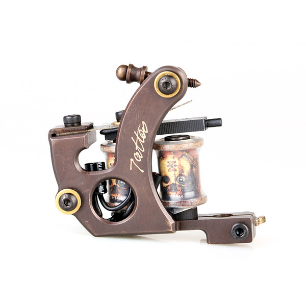 High Quality New Handemade Mini Tattoo Pure Copper Gun Liner Tattoo Supply Machine TM451 Free Shipping