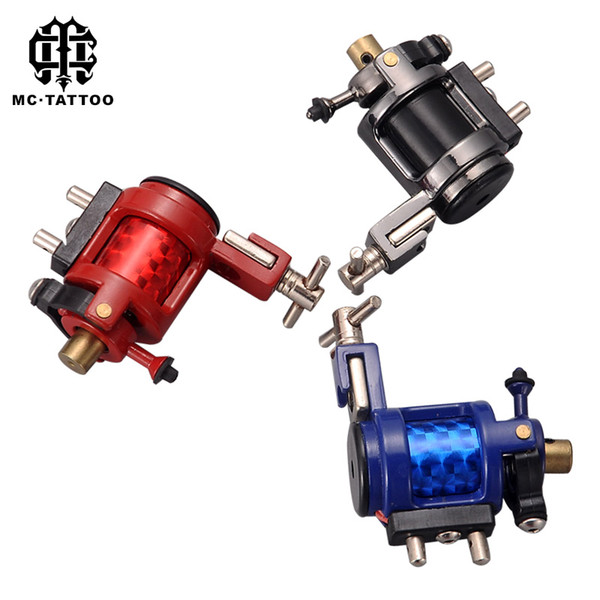 New Rotary Tattoo Machine Professional Stealth Rotary Motor Tattoo Gun black Red Blue For Choice Liner and shader