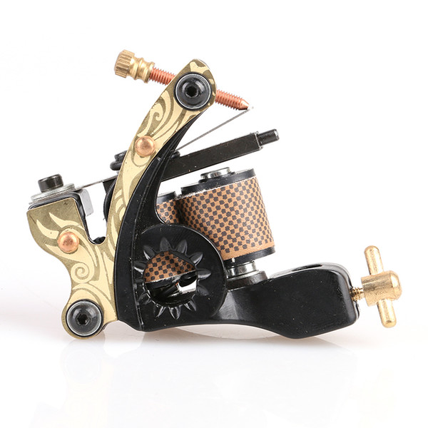 New Professional Tattoo Machine Tattoo Guns 10 Coil Tattoo Shader Machine Tattoo Supplies For Tattoo Kits TM8317