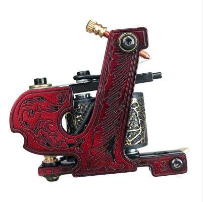 New Tattoo Machine Handmade Taty Coil Gun 10 Wraps Supplies MZZA12-1