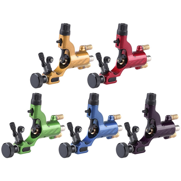 Rotary Tattoo Machine Shader & Liner Motor Tattoo Guns Aluminum Alloy Rotary Coral Machine Hook Line RCA Dual Port