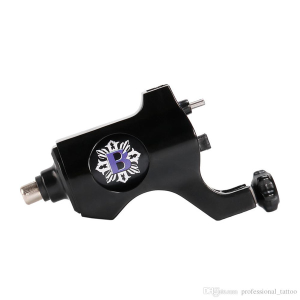 Hot Sales New Rotary Tattoo Machine Bishop Style Professional Black Color Tattoo Machine For Liner & Shader RCA interface