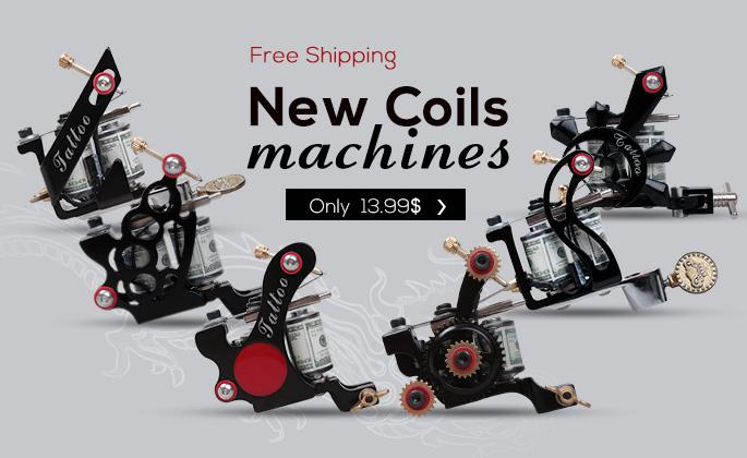 Tattoo Gun Tattoo Machines Zinic Alloy Frames 8 or 10 Coils Tattoo Supply Cast Iron Gun for Liner Shader