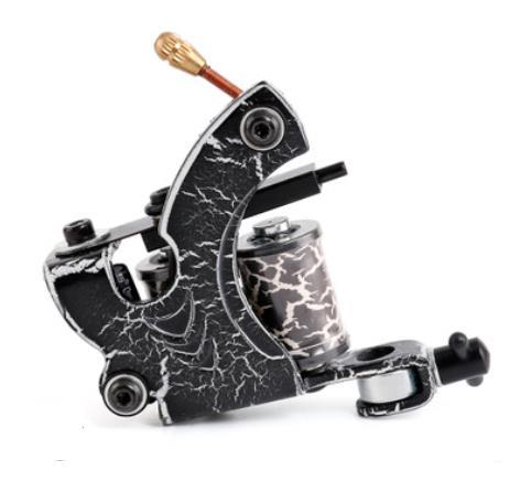 High quality professional tattoo kit pure copper 10 coils tattoo machine coil conductivity stable liner and shading tattoo machine XL MCY004