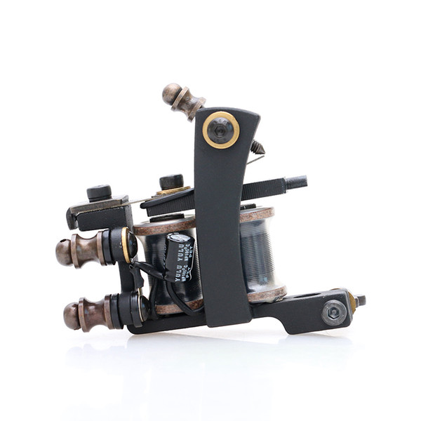 HOT SALE! New Style High Quality Tattoo Liner Black Tattoo Machine 10 Coils Tattoo Supply TM462