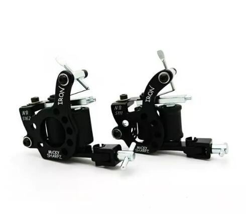 Black Tattoo Machine 10 Coil High Quality Tattoo Machines For  Ink Cups Tips Kit Hot Sale Free Shipping