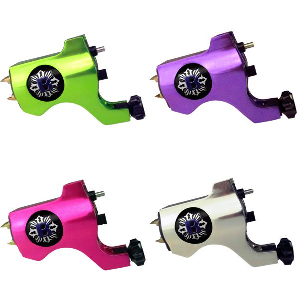 Bishop Style Rotary Tattoo Machine Gun For Tattoo Needle Ink Cups Tips Kits 4 Colors Available