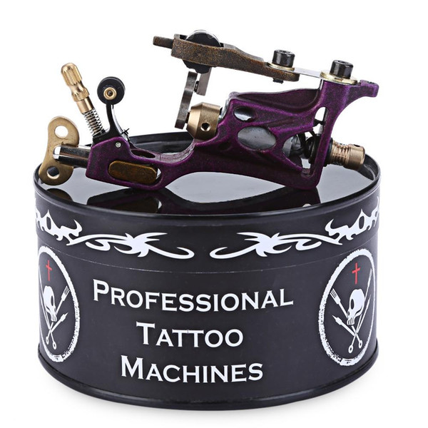 Professional Tattoo Alloy Motor Rotary Machine Gun Purple for Liner Shader Kits Tattoo Machine Gun High Performance Free Shipping AB