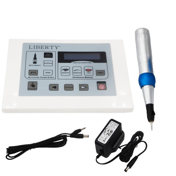 Liberty Permanent Makeup Digital Rotary Tattoo Machine Gun Kit with 1pcs handpiece and 10Pcs Needles