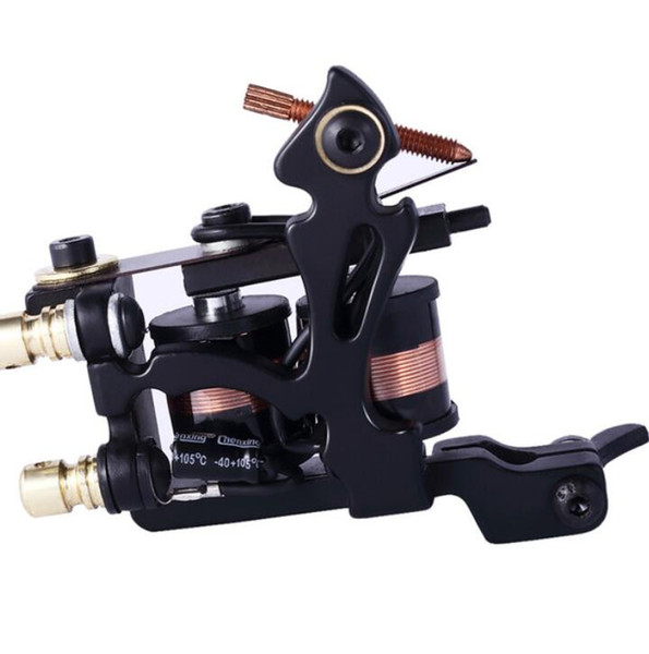 Coil Tattoo Machine 10 Warp Coil Light Weight Tattoo Guns For Shader&Liner Free Shipping Free Shipping