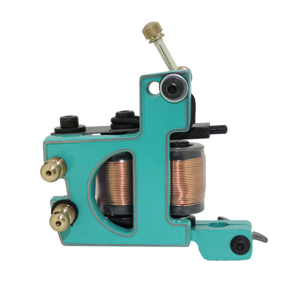 Brand New Profession 10 Wrap Coils Tattoo Machine Liner 4 Colorful Optional Art Tattoo Supply TM3203