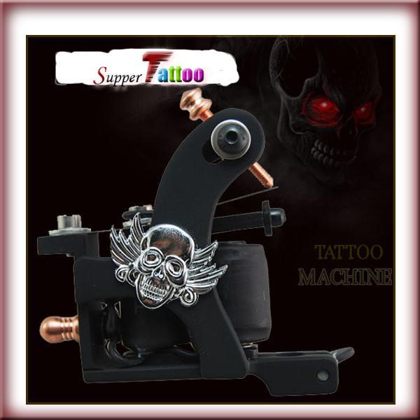 Skull Tattoo Machine Gun for Liner and Shader Supply