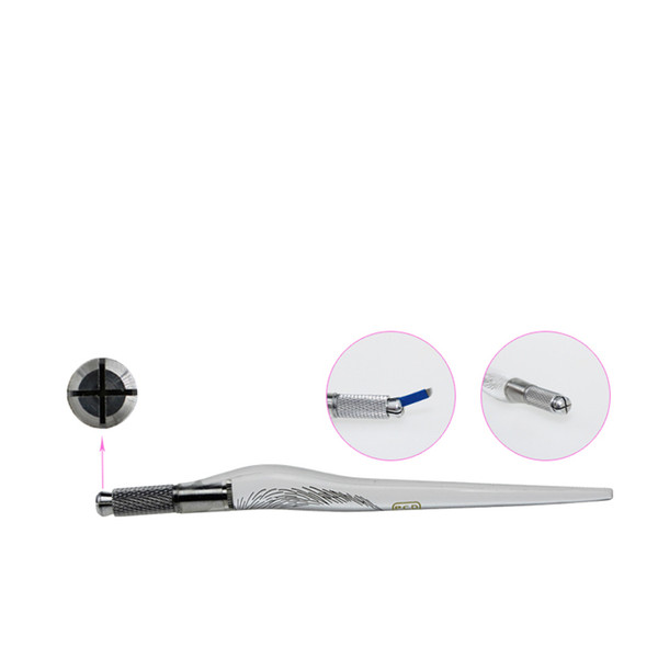 yebrow microblade Manual Tattoo PCD Tattoo Machine Eyebrow Microblading for Permanent Makeup with 2pcs Blades Microblading Tool Tebori...