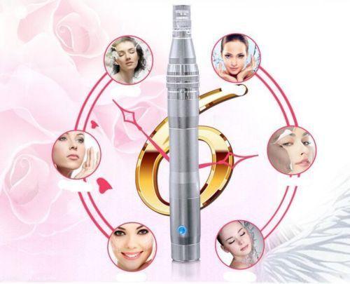 DHL free shipping 2018 Rechargable Derma Pen Auto Microneedle System Kit 0.25-2.0mm Anti-Ageing