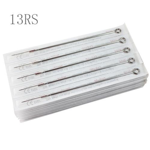 Box Of 50PCS 13RS Round Shader Premade Sterilized Disposable Tattoo Needles Supply Free Shipping