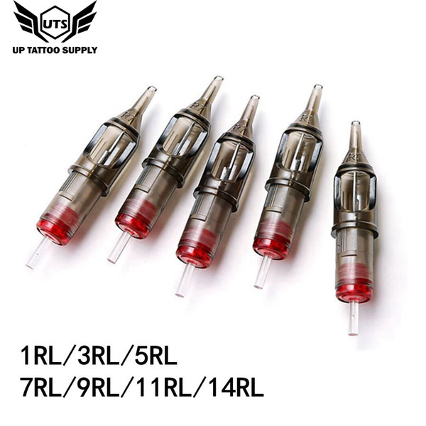 10pcs Tattoo Cartridge Needles Disposable Semi-Permanent Makeup Eyebrow Tattoo Pen Machine Supply 3RL/5RL/7RL/9RL/11RL/14RL