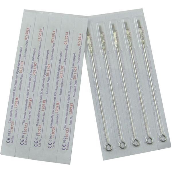 50PCS Disposable Tattoo Needles,M1 Disposable Sterile Shading Bulk Tattoo Needle for Tattoo Machine Supply