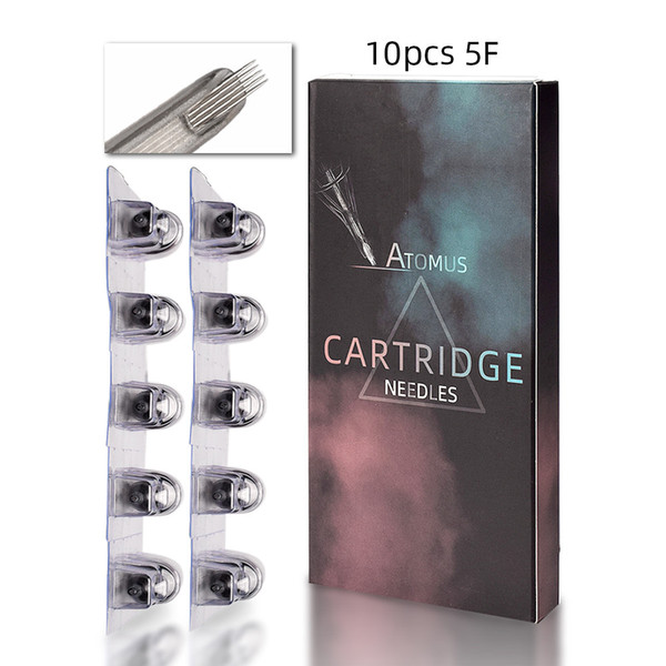 10pcs F Tattoo Cartridge Needles Disposable Tattoo Needles 5F 7F 9F 11F 13F 15F Medical Steel For Machine Gun Liner Shader