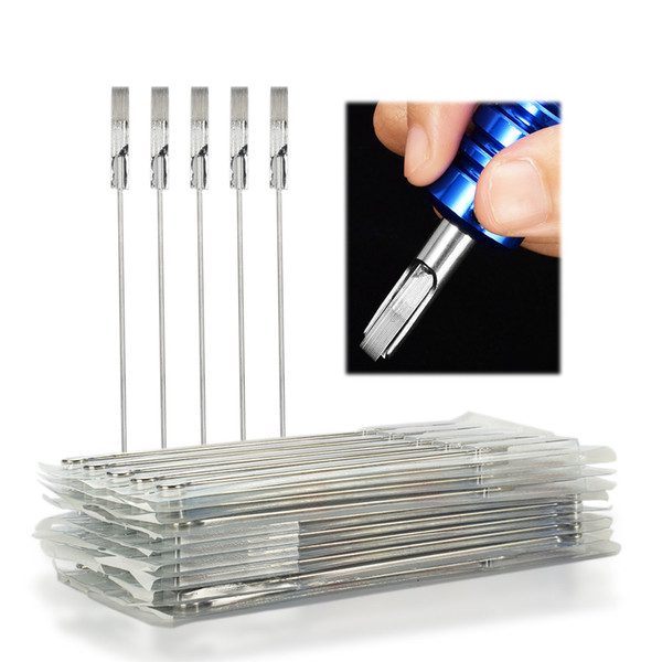 100Pcs Disposable Body Tattoo Needles 13F 15F Tattoo Needles Sterile Disposable Puncture Needle For Tattoo Needle