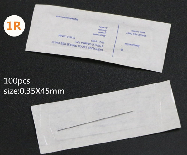 heap Tattoo Needles Coospider 1RL Professional Permanent Makeup Eyebrow Machine Disposable Needles For Tattoo Machines Independent Packi...