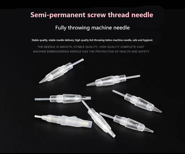 Tattoo full throwing integrated needle bayonet needle embroidered eyebrow drifting lip fog eyebrow machine outer button needle card micro ne