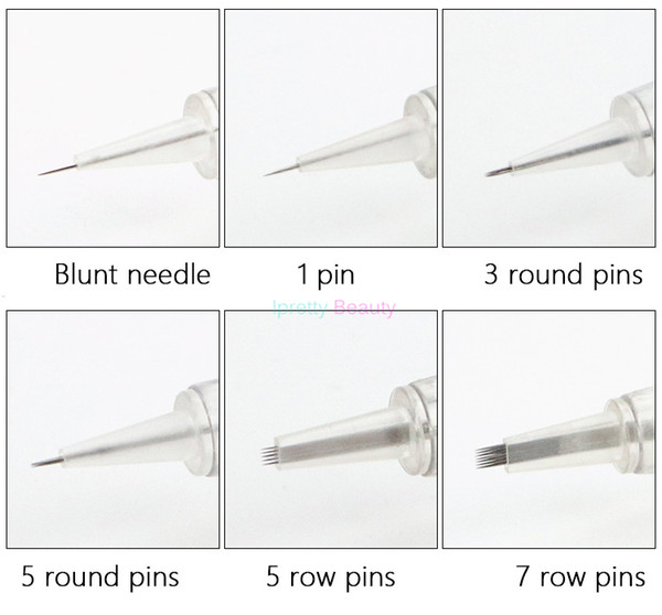 50 Pcs Wholesale Eyebrow Tattoo Needle Cartridges For Tattoo Pen / Permanent Makeup Needles For Permanent Makeup Machine