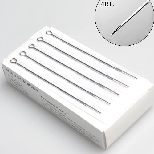 Tattoo Supply 50 Pcs Tattoo Needles for liner Stainless Steel Disposable Sterilized Needles P-4RL