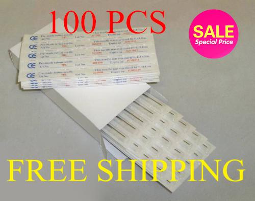 100pcs Mixed Assorted Disposable Tattoo Needles Sterile Tattoo Needles