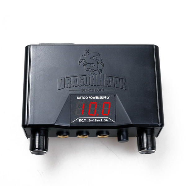 Professional Black Tattoo Power Supply Double Digital Permanent Tattoo Power For Makeup Machine Liner Shader