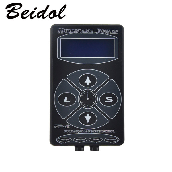 Wholesale-Professional Tattoo Power Supply Hurricane HP-2 Powe Supply Digital Dual LCD Display Tattoo Power Supply Machines Free Shipping