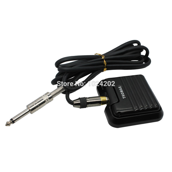 Wholesale-Tattoo foot switch and RCA clip cord black color for tattoo supplies