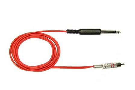 Wholesale-1PCS RCA Clip Cord For Tattoo Red 6 Feet Cord For Power Supply Tattoo Machine Free Shipping