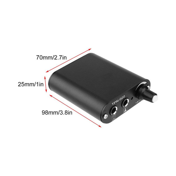 Portable Power Supply for Rotary Tattoo Machine Gun Tool US Plug 2018 New Arrival High Quality