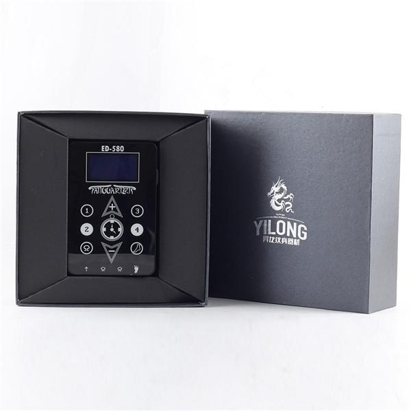 Free Shipping Black New Black Duty Digital LCD Tattoo Power Supply For Machine Gun Device For Tattoo & Body Art