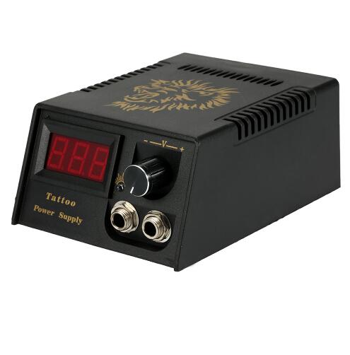 Top Selling Professional Digital LCD Tattoo Power Supply High Quality Black Tattoo Power Supply For Tattoo Machine Free Shipping