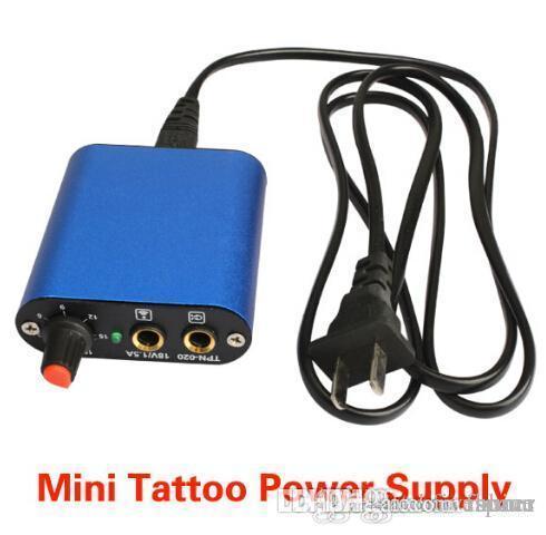 Wholesale 1 x Mini Tattoo Power Supply For Needles Grips Practise Skin Tips Tattoo Kit High Quality