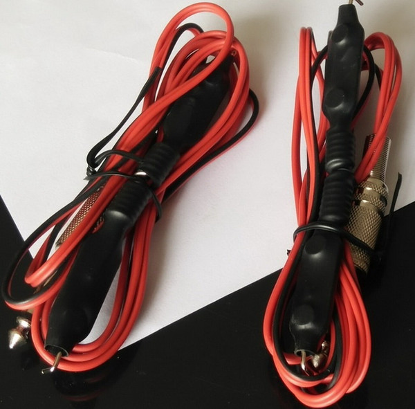 10Pcs Wholesale Tattoo Clip Cords 1.8m BLACK & RED for Tattoo Machine Gun Power Supply Wholesale factory direct