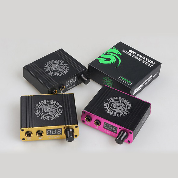 Tattoo Power Supply Mini Power Supply Digital LCD Screen Anti-Fatigue Mode Customized Logo Power Box with Cord