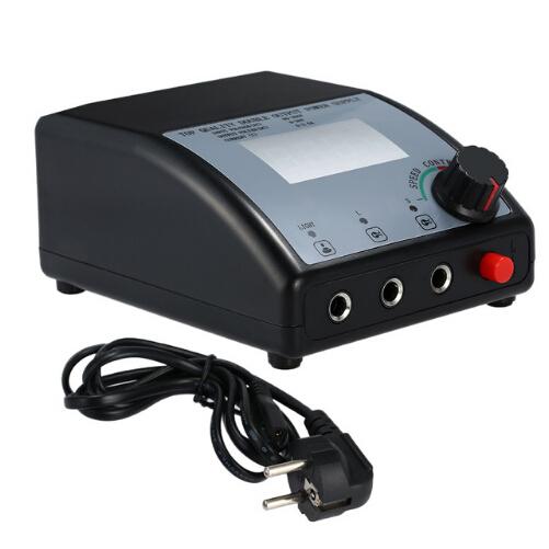 LCD Display Double Output Digital Tattoo Power Supply For Tattoo Machine Speed Control LED Light EU Plug