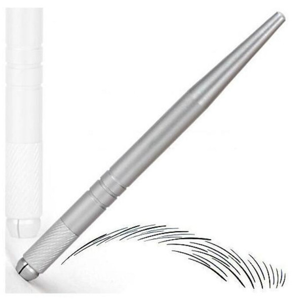 100pcs/lot Permanent Makeup Eyebrow Microblading Pen Machine 3D Tattoo Manual Doule Head Pen DHL Free Shipping