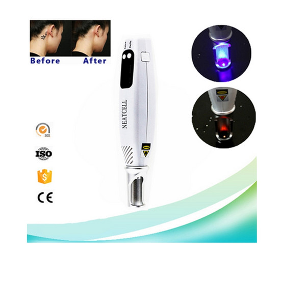 Handheld Mini Neatcell poiniter Laser Picosecond Pen Tattoo Freckle Removal Mole Dark Spot Pigment Acne scars remover Beauty Machine