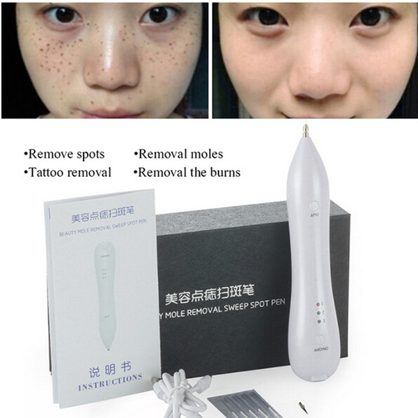 Wholesale Micro Mole Removal Freckle Pen Dark Spot Mole Plasma Point Machine Beauty Equipment Free Shipping